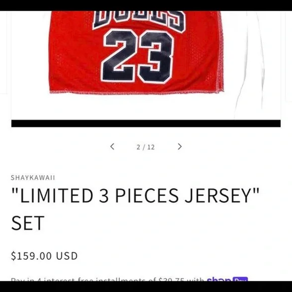 CHICAGO BULLS SKIRT SET ♥️